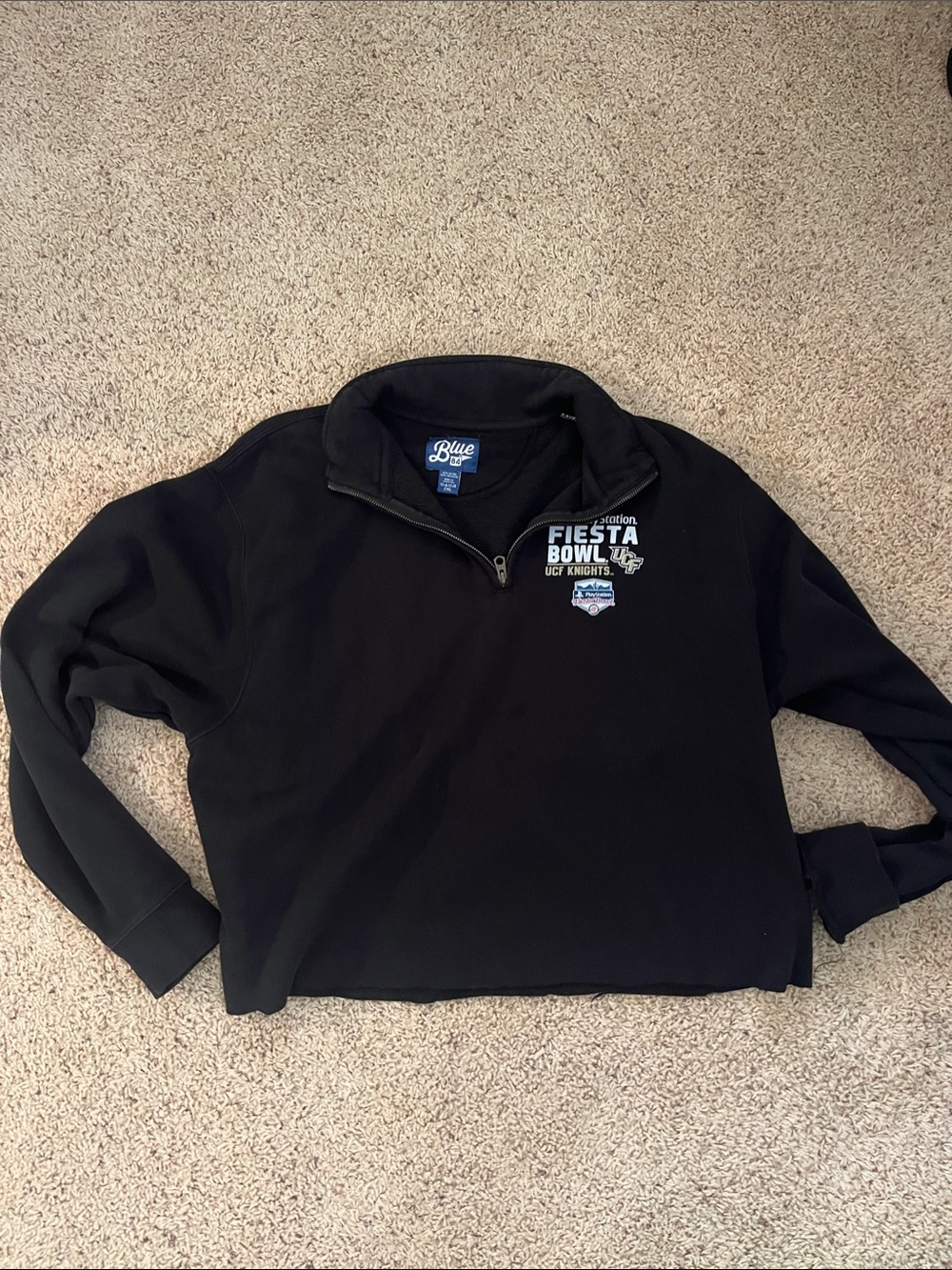 Black Fiesta Bowl Quarter-Zip Sweatshirt